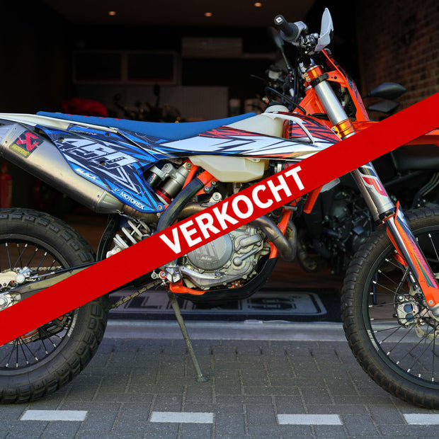 KTM 450 6 days met speciale stickerset verkocht!