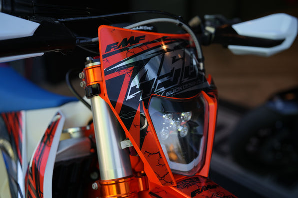 KTM 450 6 days met speciale stickerset