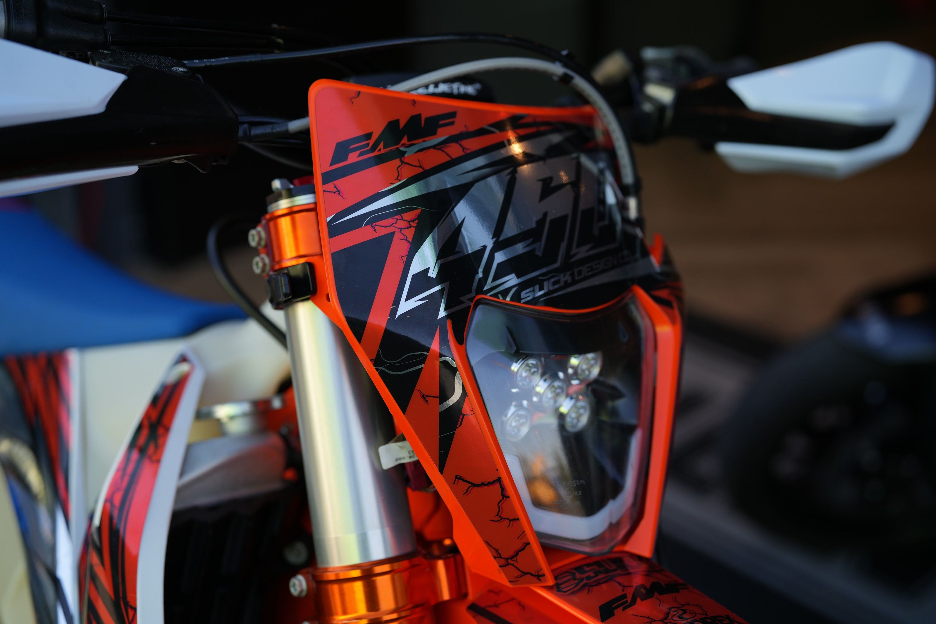 KTM 450 6 days met speciale stickerset