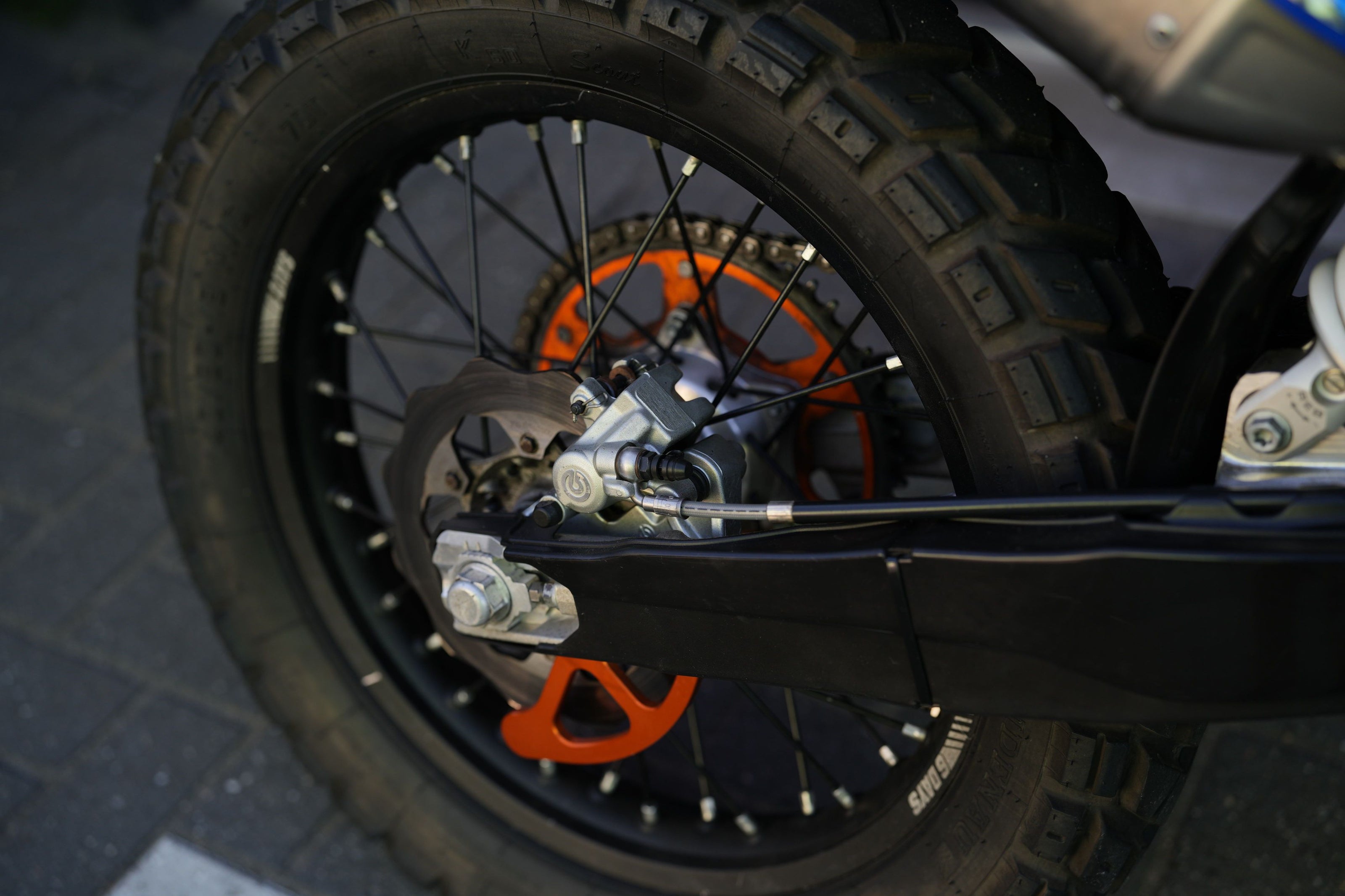KTM 450 6 days met speciale stickerset