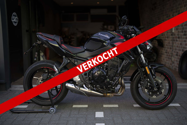 Verkocht Kawasaki Z650s Spark Black | 2023 | top staat| 7623km | luxe zadel.