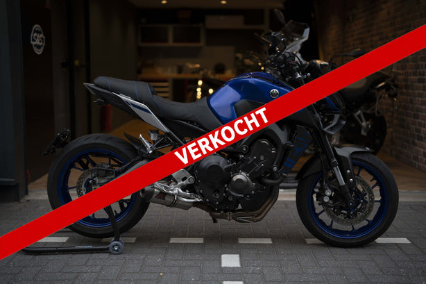 Verkocht | MT09 2018 | dominator uitlaat | speciaal kenteken houder | luxe hendels | luxe spiegels |