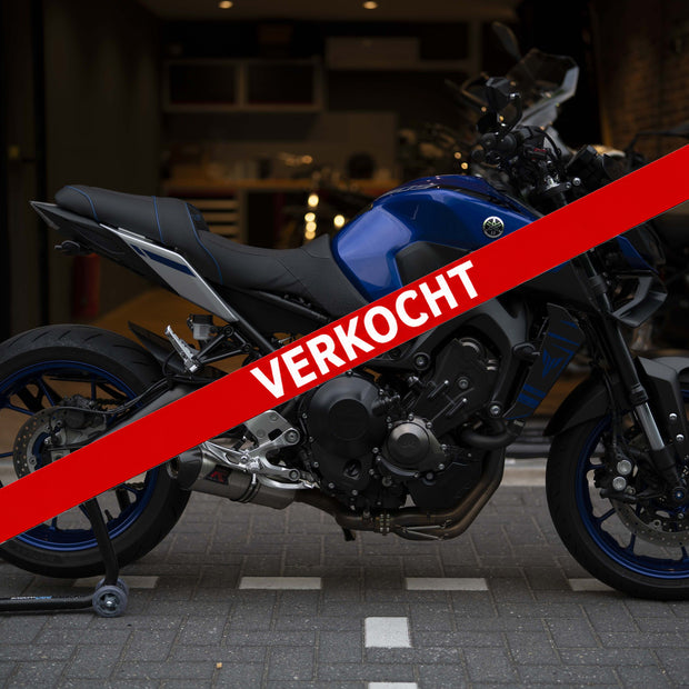 Verkocht | MT09 2018 | dominator uitlaat | speciaal kenteken houder | luxe hendels | luxe spiegels |