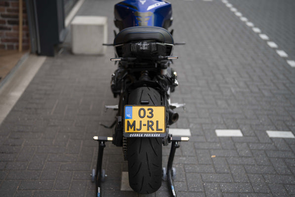 MT09 2018 | dominator uitlaat | speciaal kenteken houder | luxe hendels | luxe spiegels |