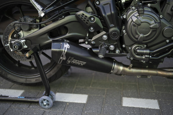 Yamaha MT07 TechBlack 2024 Full Options | Mivv uitlaat full systeem | Comfort zadel | 5051KM |